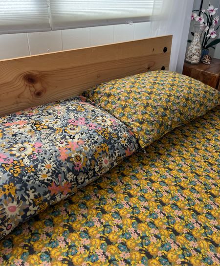 Doesn’t get any more SPRING than these super cute and comfortable mix n match printed sheets and pillowcases.

#bedding #cottonsheets #floral #home #bedroom

#LTKstyletip #LTKunder50 #LTKhome