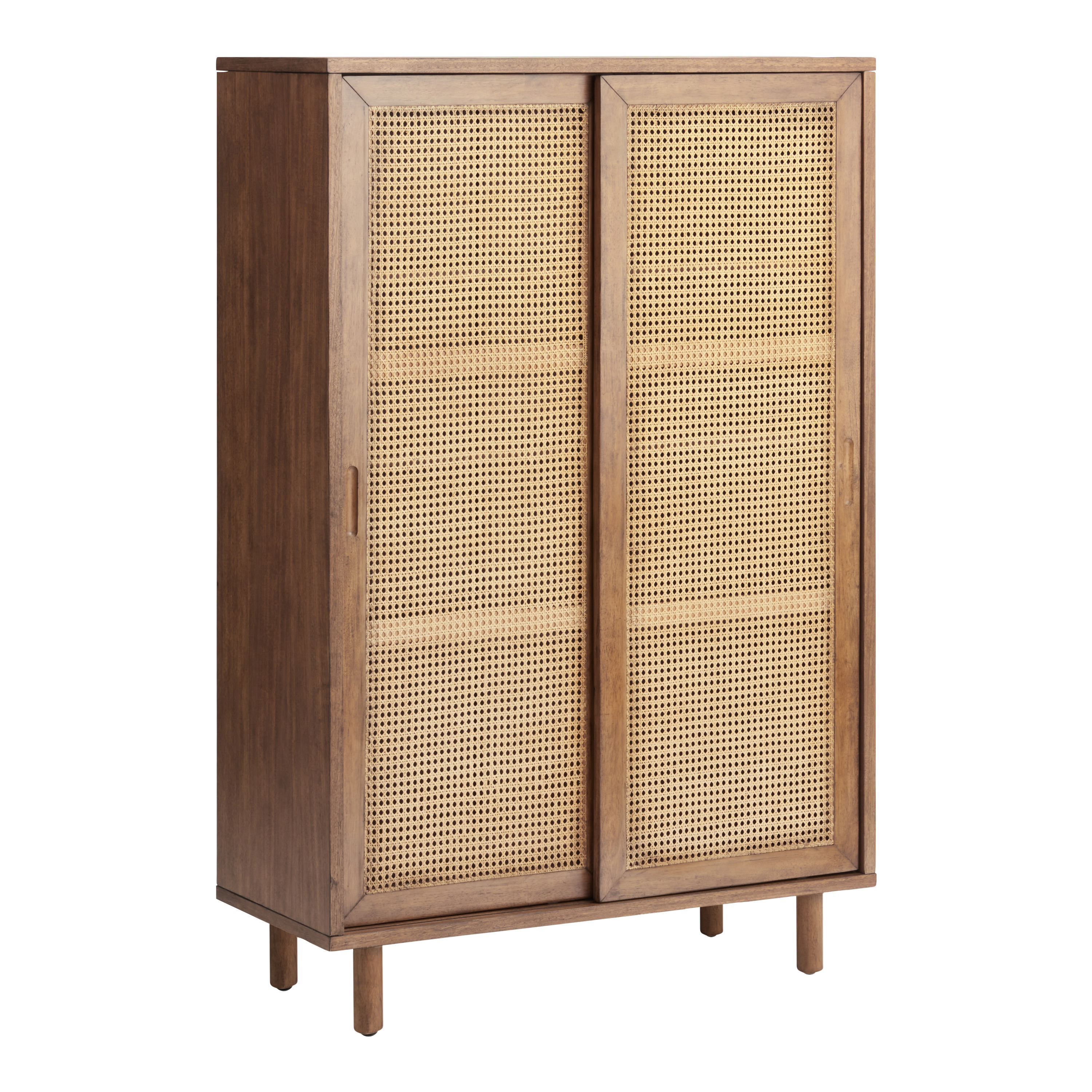 Gustav Tall Vintage Acorn and Cane Bookshelf | World Market