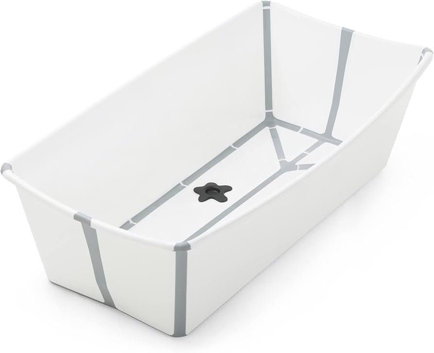 Stokke Flexi Bath X-Large, White - Spacious Foldable Baby Bathtub - Lightweight & Easy to Store -... | Amazon (US)
