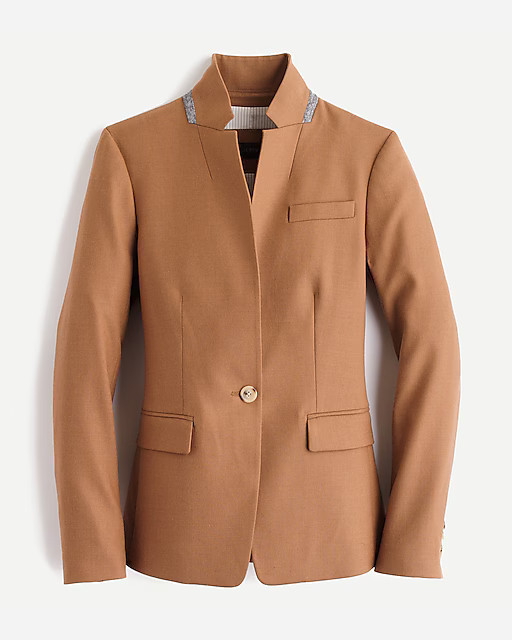 Petite Regent blazer in wool flannel | J. Crew US