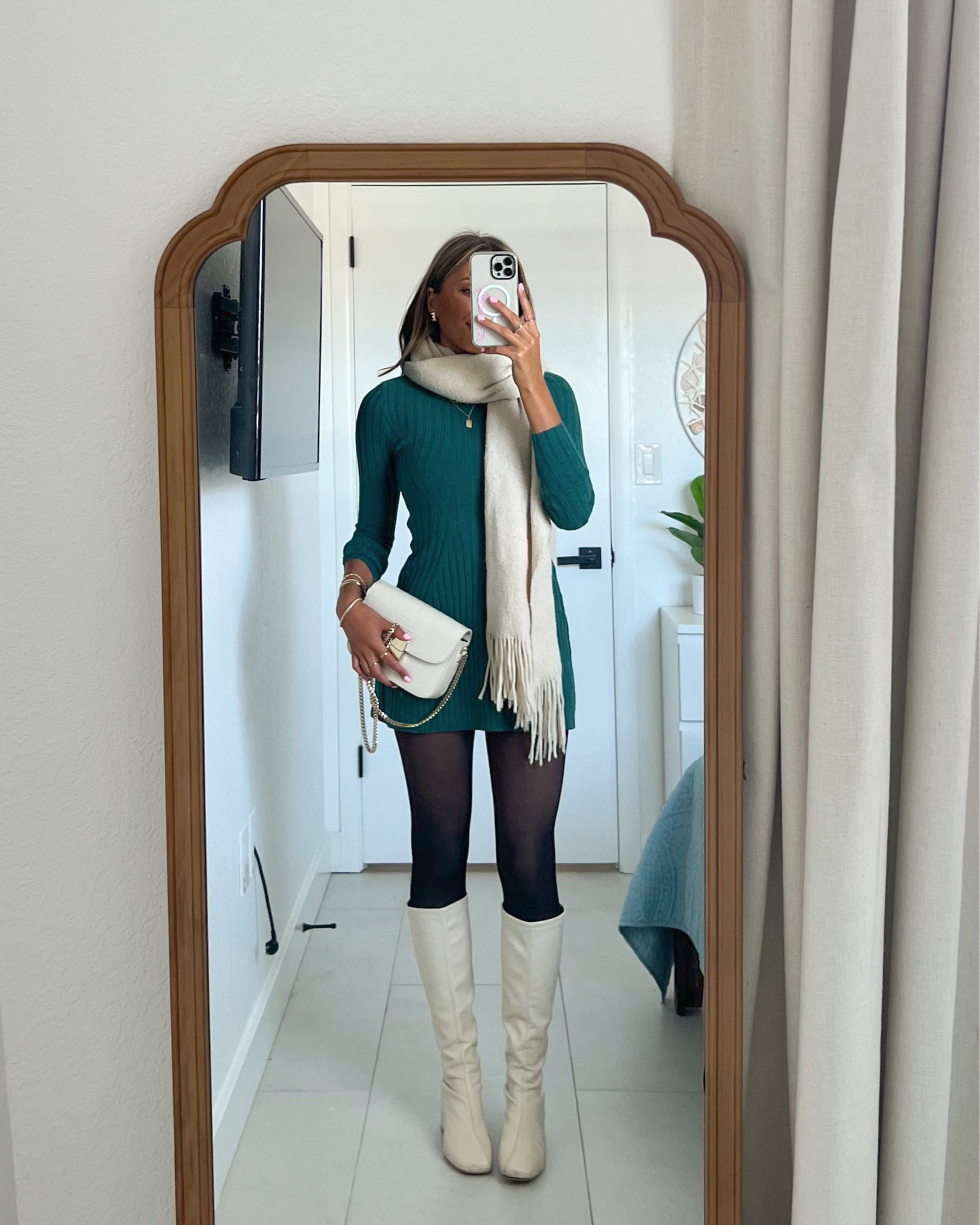 holiday outfit idea that’s perfect for the the winter festivities! apart of the Hollister Black Friday Sale. Get 30% off everything + stack code MCKENZIEBF for an extra 15% off. ❤️🎄 

Wearing a size XS skirt, XS Petite dress, 00Long pants, Small sweater, XS tops