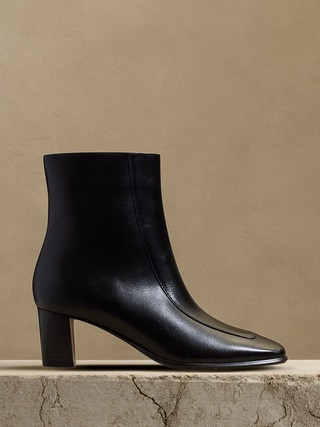 Lucca Leather Ankle Boot | Banana Republic (US)