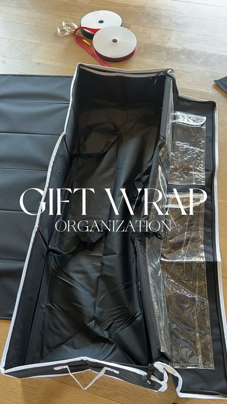 Gift wrapping organization, gift wrap, Christmas, home storage 

#LTKSeasonal #LTKhome #LTKfindsunder50