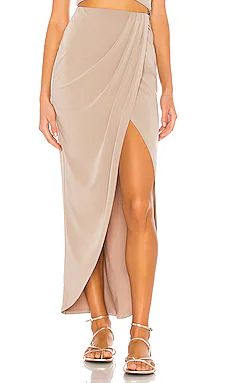 NBD Halena Skirt in Taupe from Revolve.com | Revolve Clothing (Global)
