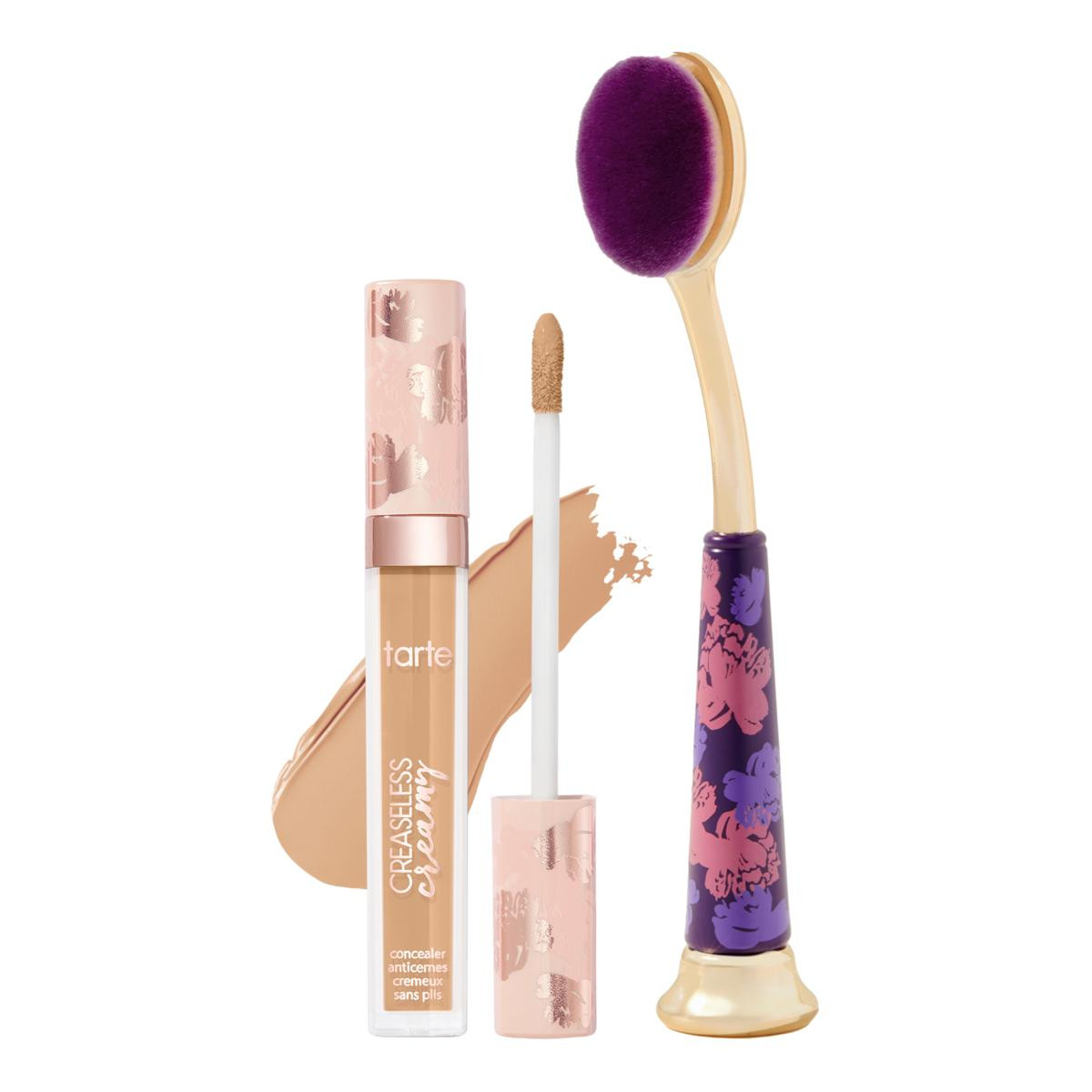 tarte Creaseless Cloudberry Concealer and Brush Set | HSN