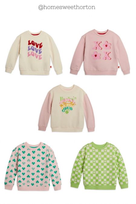 Cute Valentine’s Day and St. Patrick’s Day sweatshirts for toddlers 😍 only $8.98!

#LTKkids #LTKSeasonal #LTKbaby
