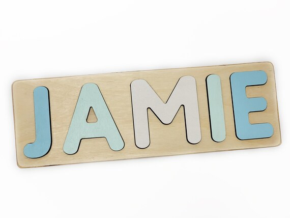 Name Puzzles for Toddlers - Wooden Name - Girl Nursery Decor - Wooden Letter Puzzle - Personalize... | Etsy (US)