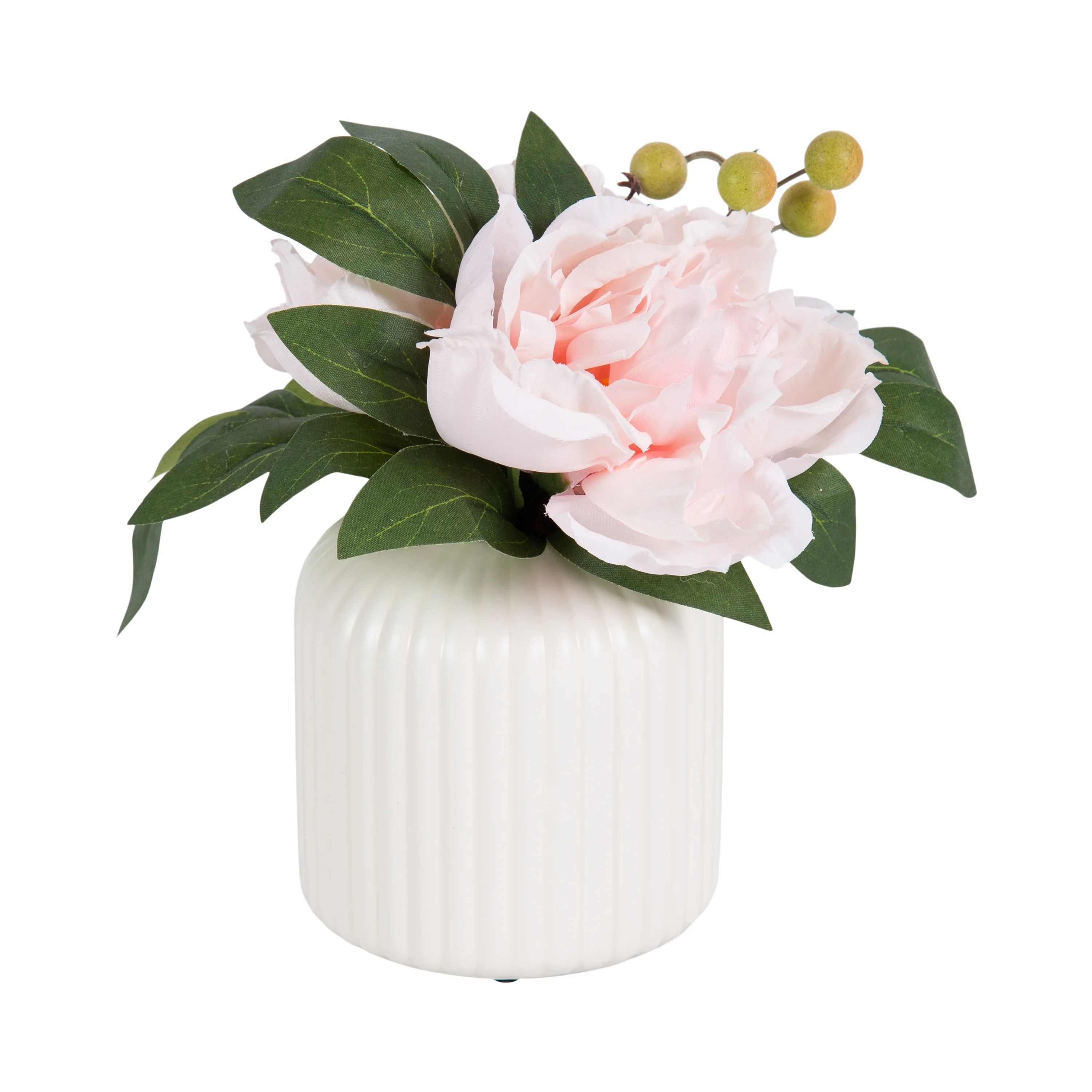 Better Homes & Gardens Peony Small Vase - Pink | Walmart (US)