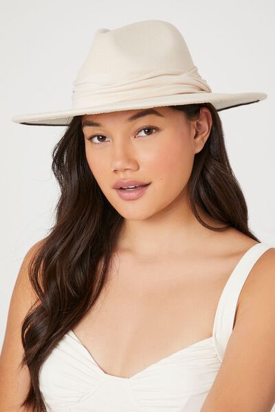 Gathered-Trim Fedora | Forever 21 | Forever 21 (US)