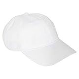 American Apparel Unisex Cotton Twill Baseball Hat, White, One Size | Amazon (US)