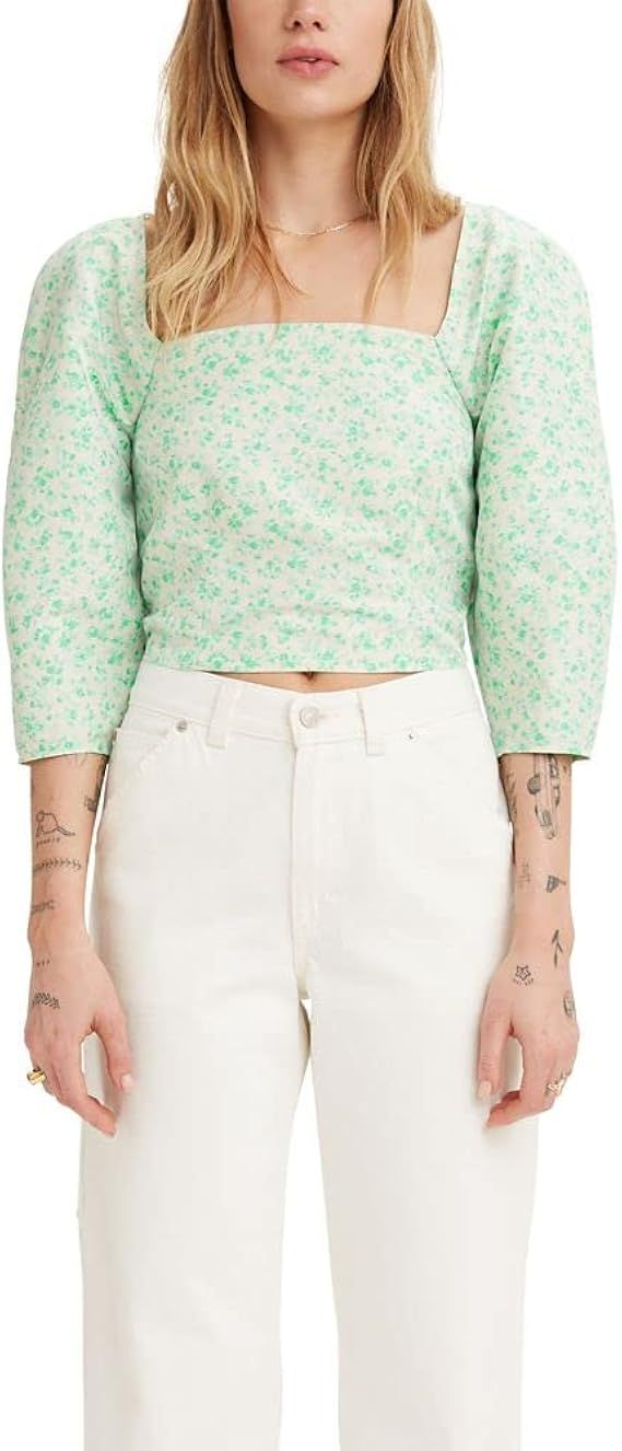 Levi's Women's Long Sleeve Yvie Blouse | Amazon (US)