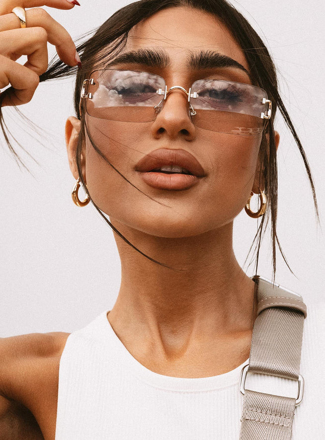 I'm Every Woman Hoop Gold Plated Earrings | Princess Polly AU