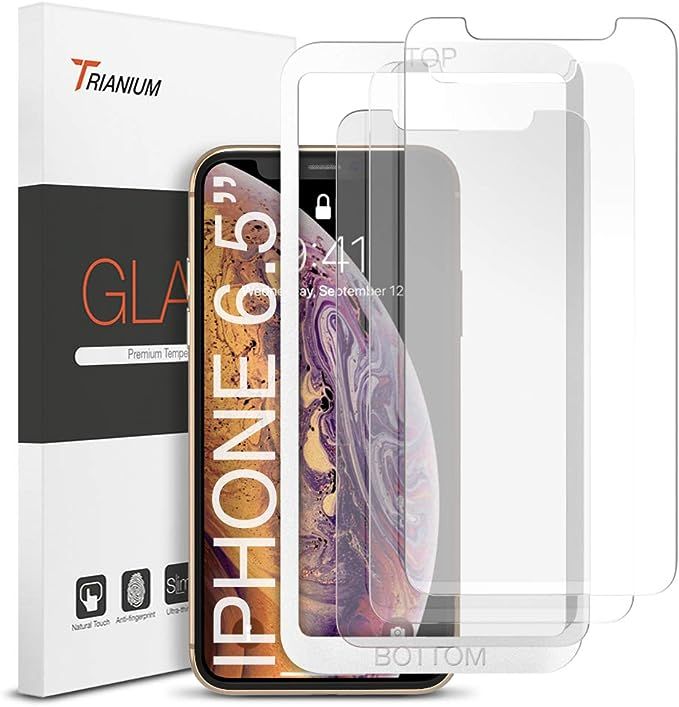 Trianium (3 Packs) Screen Protector Designed for Apple iPhone 11 Pro Max, iPhone XS Max (6.5" 201... | Amazon (US)