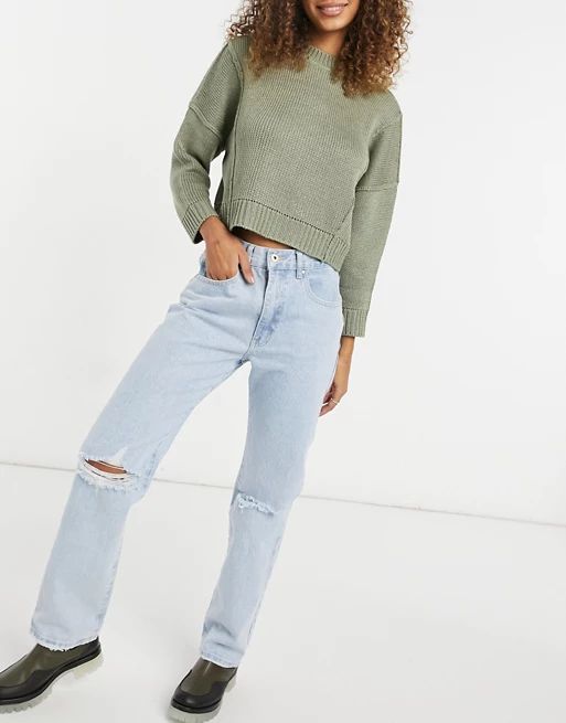Cotton On dad jeans in light wash | ASOS (Global)
