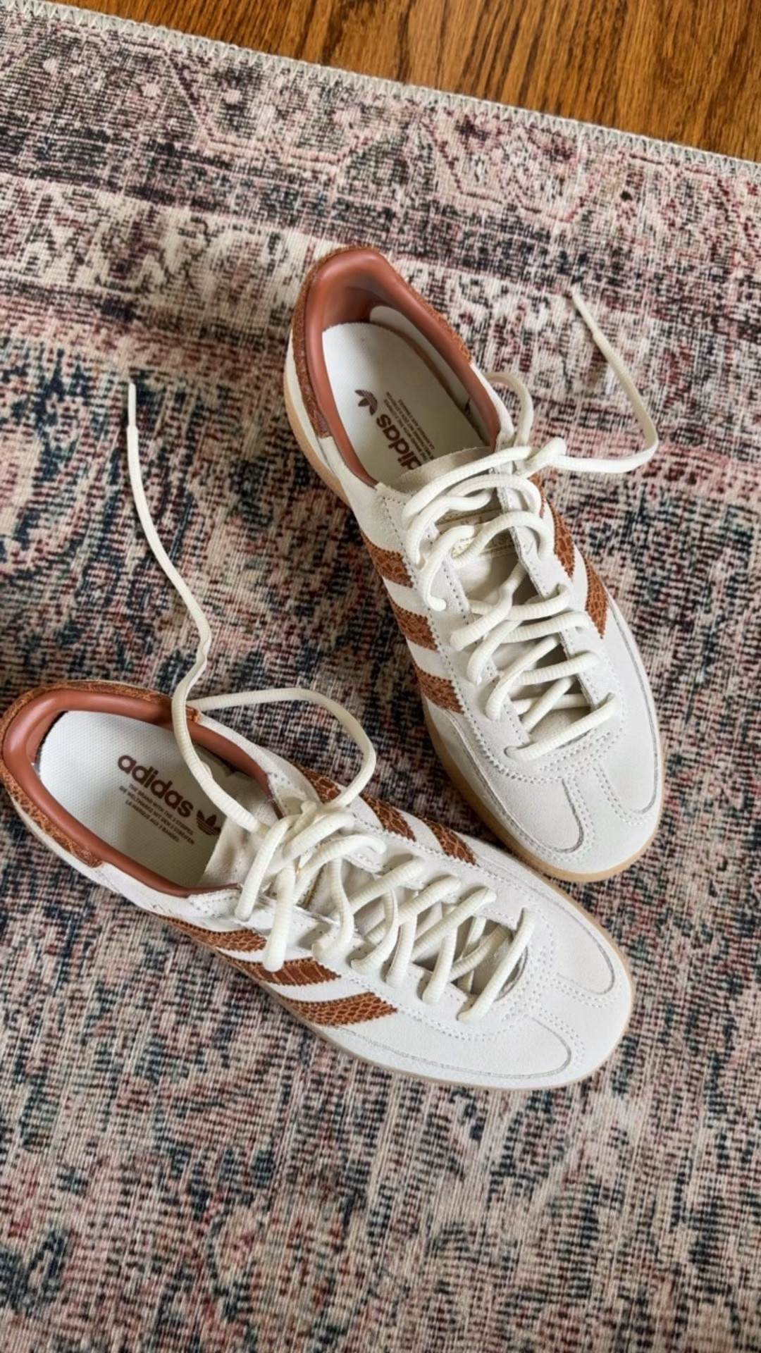 Newest sneaker. Adidas Spezial. 
Runs big, we go down 1 full size.

#LTKSeasonal #LTKOver40