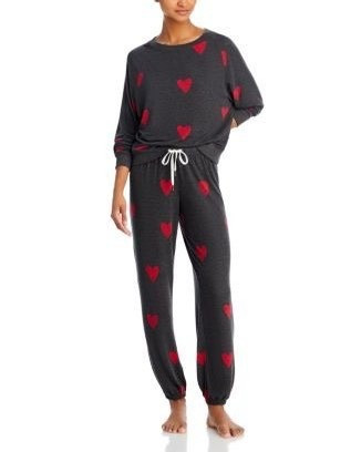 The cutest cozy heart-print pajamas — total winter snuggle vibes.

#LTKHoliday #LTKGiftGuide #LTKselfcare