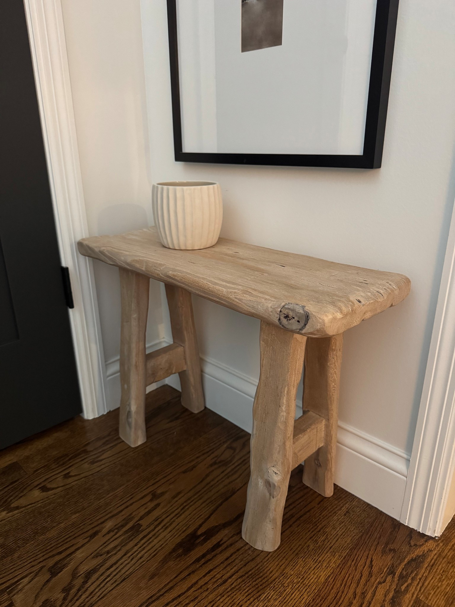 When the cute little wooden bench was just meant to be! @Etsy 

#LTKHome