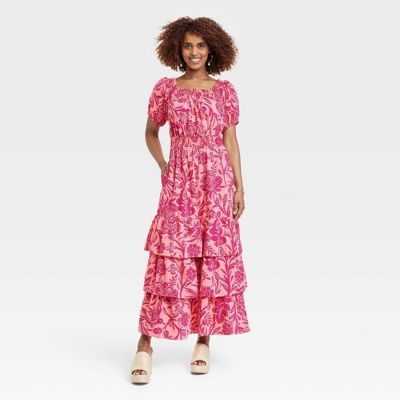 Women's Short Sleeve A-Line Dress - Knox Rose™ | Target