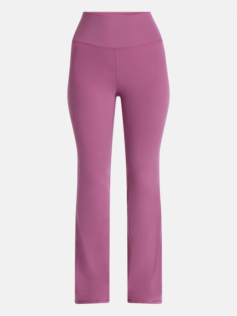 Avia Women\u2019s SoftSculpt Core Flare Leggings, Short Length, Sizes XS-XXL | Walmart (US)