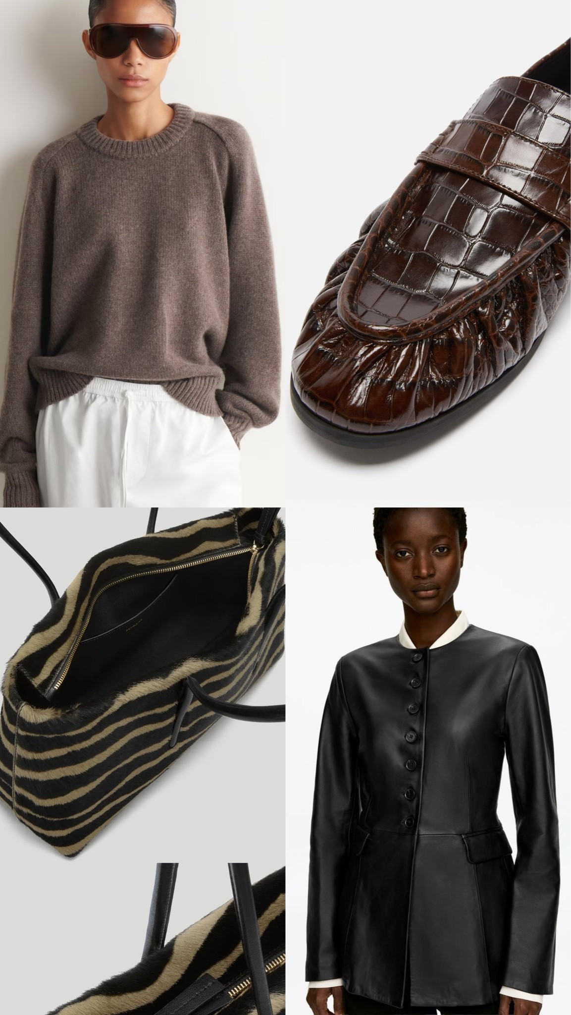 My autumn wishlist 🤎

The pieces I’m eyeing for the new season — all linked to shop:

• Zebra print handbag
• COS cashmere jumper — very The Row inspired
• Collarless leather jacket
• Croc-print loafers

Shop everything below ↓

#LTKautumn #LTKbag #LTKshoes