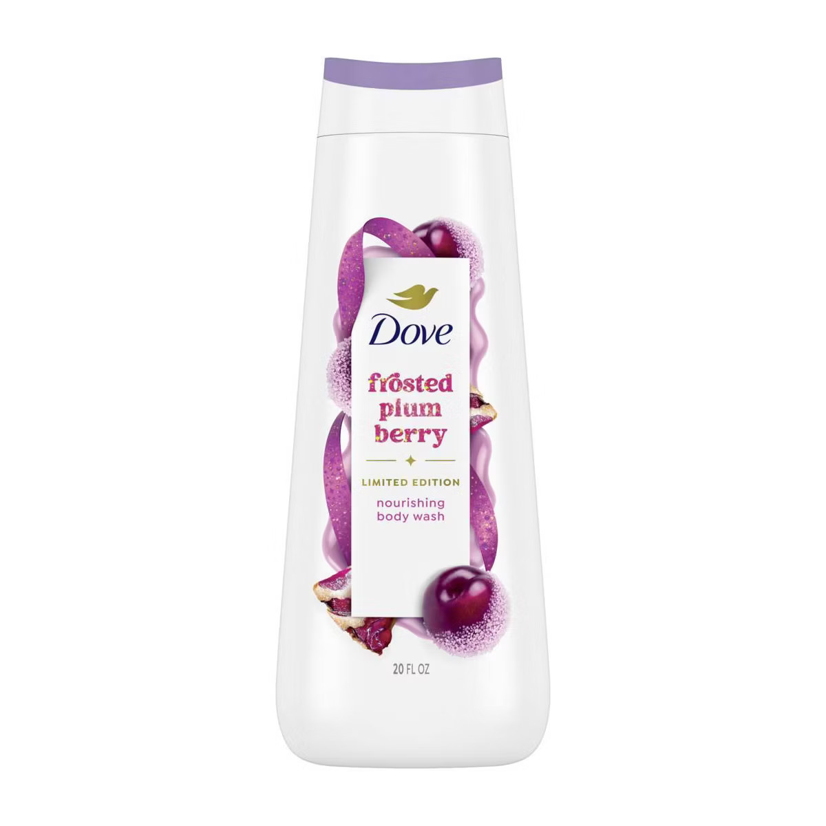 Dove Beauty Limited Edition Holiday Treat Body Wash - Frosted Plum Berry - 20 fl oz | Target