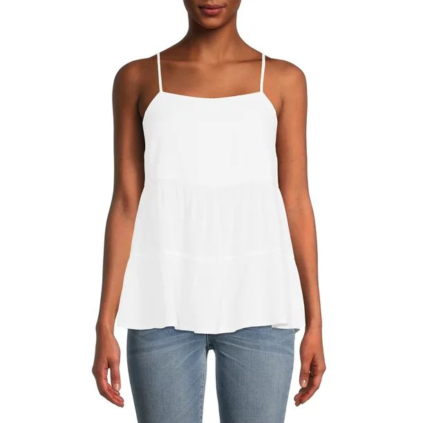 Time and Tru Women's Tiered Cami Top | Walmart (US)