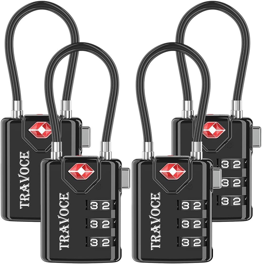 Amazon.com: TSA Approved Luggage Locks, Travel Locks Which Also Work Great as Gym Locks, Toolbox ... | Amazon (US)
