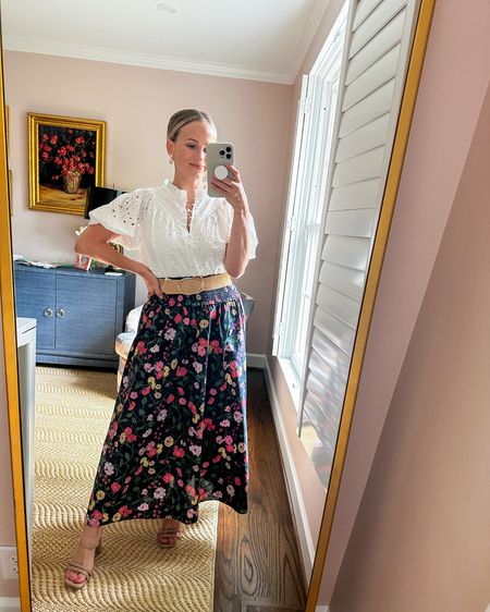 This skirt is so versatile and on sale. Looks great with fitted tees + sneakers and sandals too. I have a small but probably could have done an XS. It’s super stretchy so sizing is forgiving so I love it postpartum especially  


#LTKSummerSales #LTKOver40