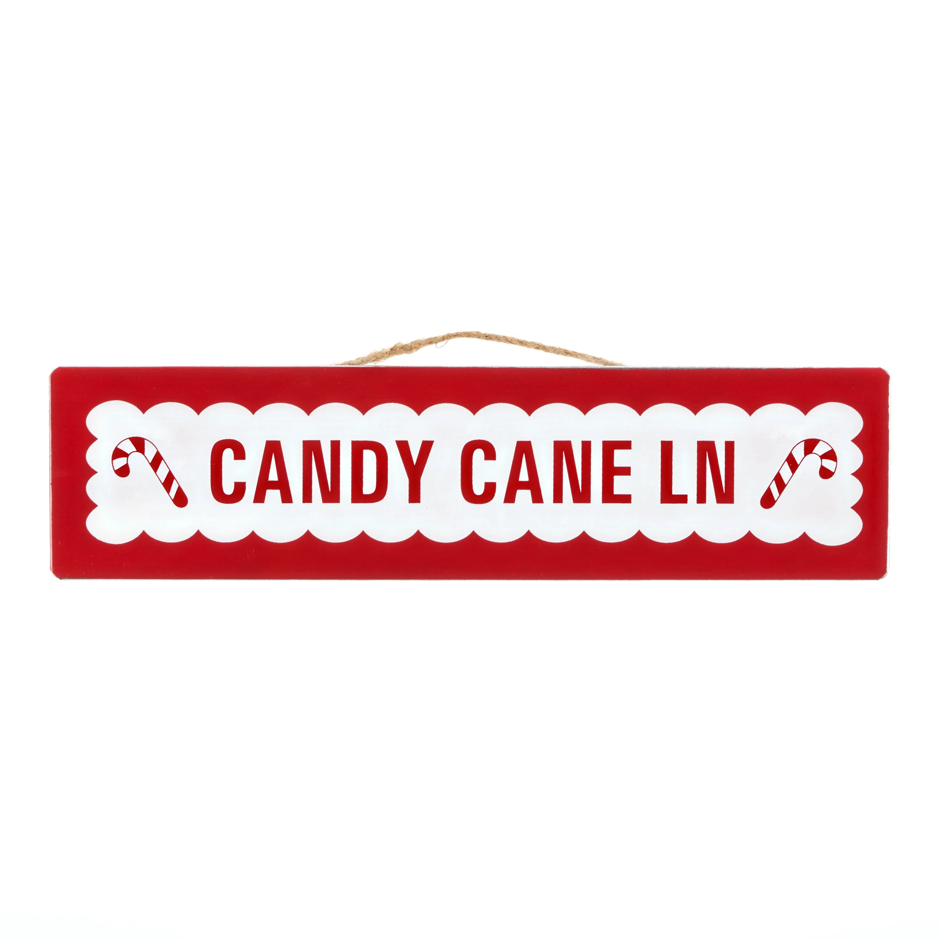 Holiday Time Metal Candy Cane Sign - Walmart.com | Walmart (US)