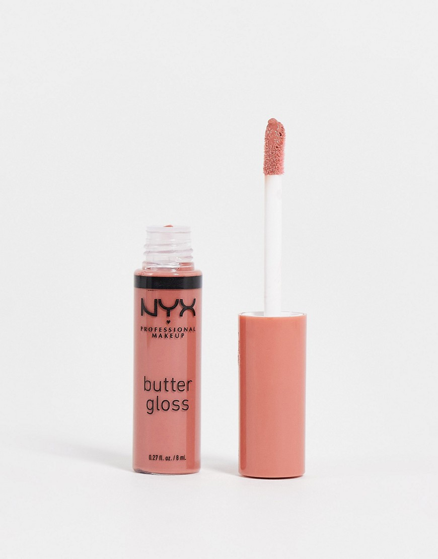 NYX Professional Makeup Butter Gloss Lip Gloss - Sugar High-Brown | ASOS (Global)
