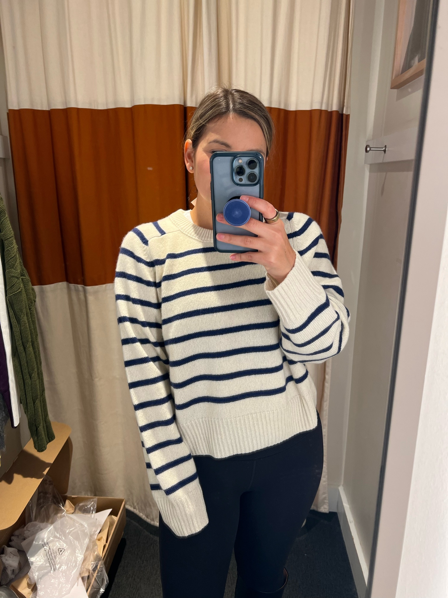 Striped Madewell sweater - size medium and soooo soft!

#LTKxMadewell #LTKsalealert #LTKfindsunder100