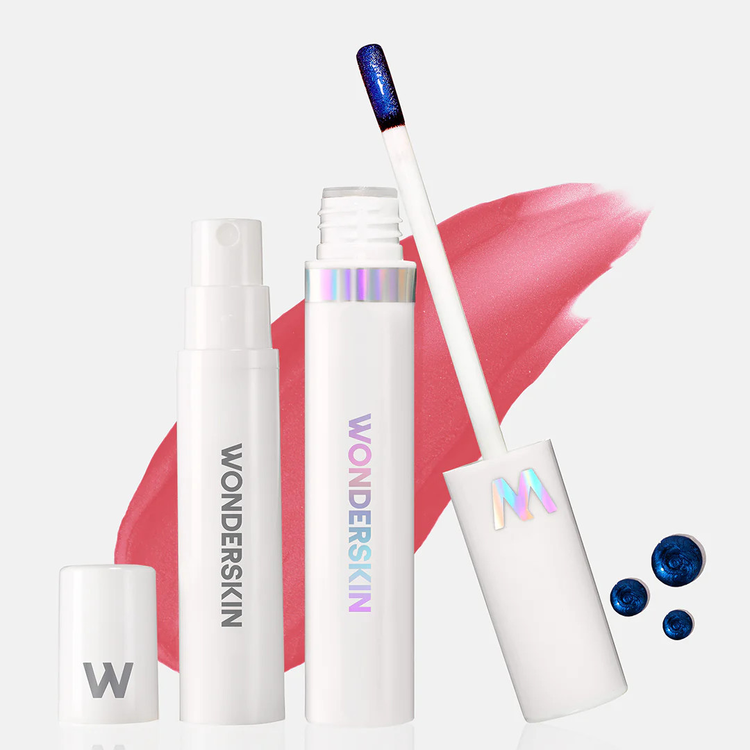 WONDER BLADING Peel & Reveal Lip Stain Kit - Romance (cool rose) | Wonderskin