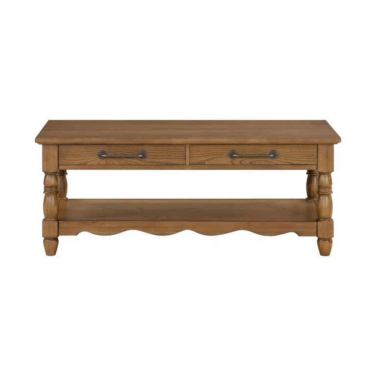 The Pioneer Woman Helen Coffee Table Made With Solid Wood Frame, Heirloom Brown | Walmart (US)