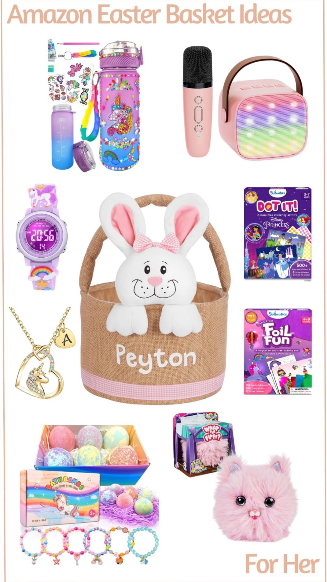Easter basket ideas for her! 

#LTKSeasonal #LTKKids #LTKmomlife