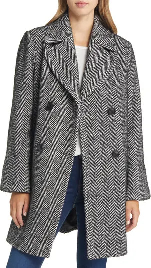 Sam Edelman Chevron Double Breasted Blazer | Nordstrom | Nordstrom