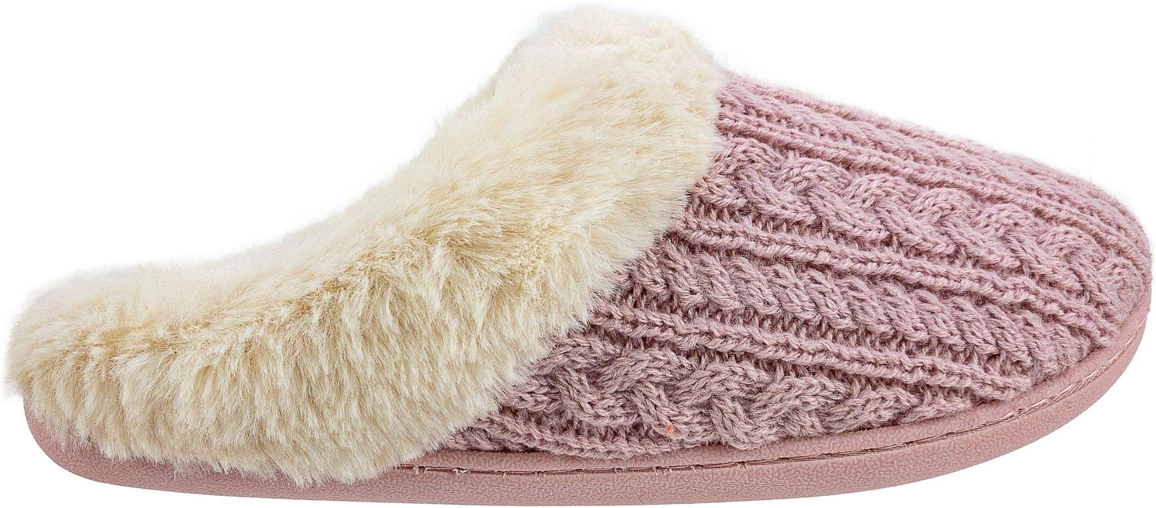 IZOD Women's Memory Foam Slippers, Winter Warm Slip On Scuff Clogs, Women's Size 5 to 12 | Amazon (US)