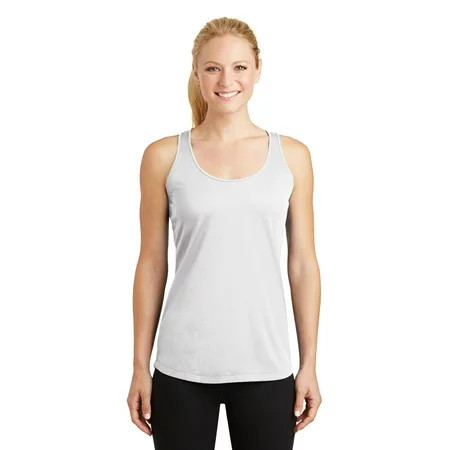 Sport-Tek Ladies Posicharge Competitor Racerback Tank Lst356 - White - S | Walmart (US)