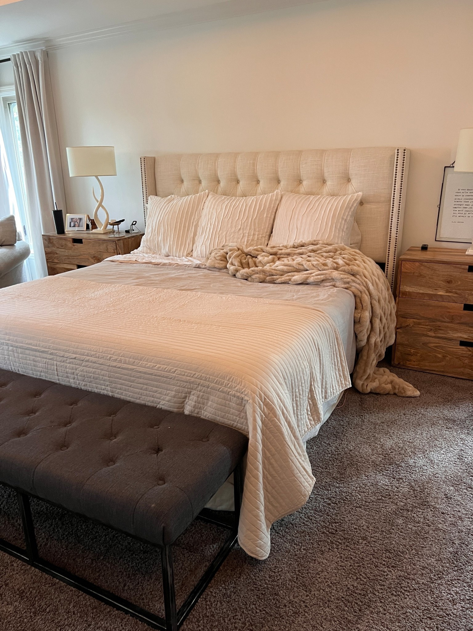 The coziest place in the house 
50% off Linens and Hutch code: Anna5
35% off Lola Blankets code: AnnaMarie

*This is also my office 😅 anyone else work best in bed? 

#LTKStyleTip #LTKSaleAlert #LTKFamily