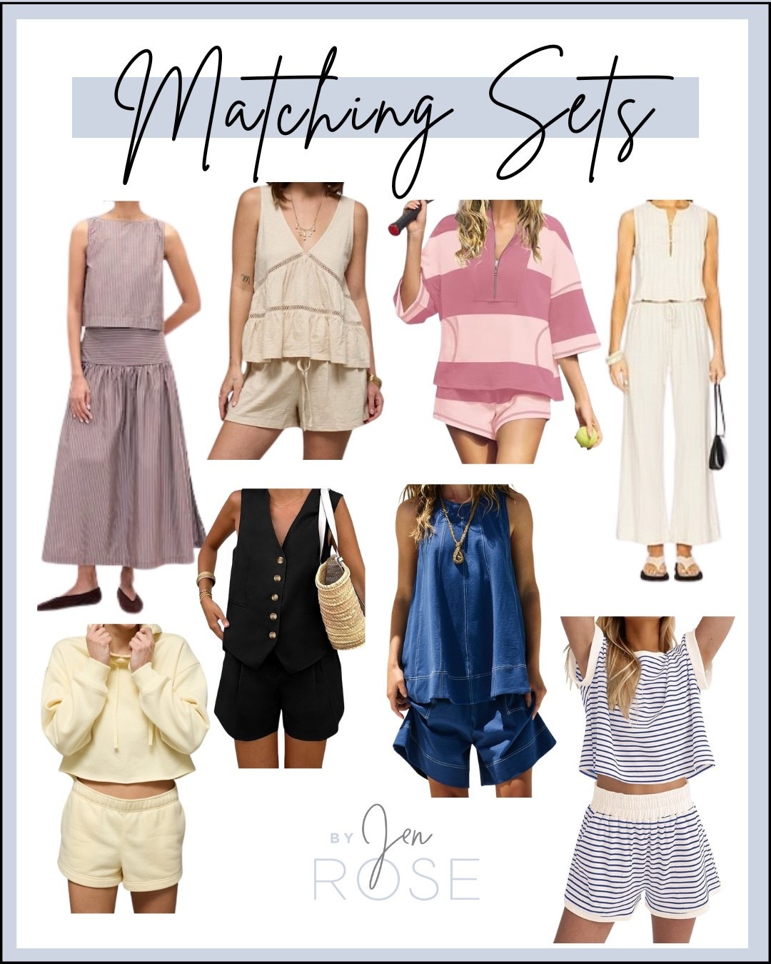 Favorite matching sets for spring and summer 2026!

#LTKgrwm #LTKootd