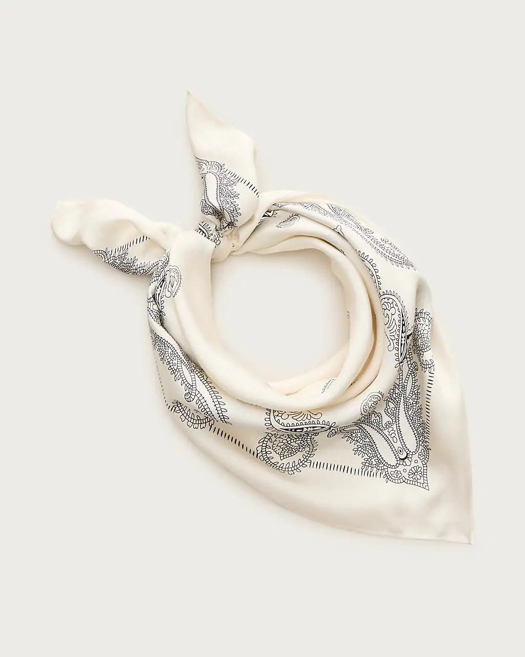 Printed silk scarf | J. Crew US