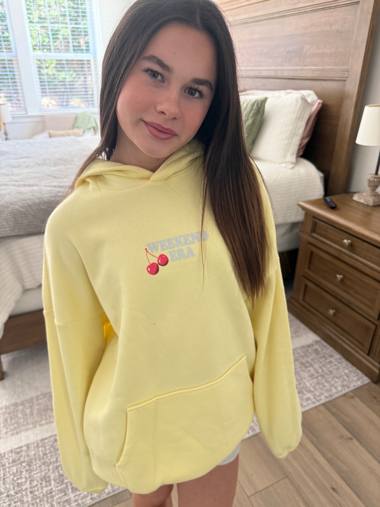 Cute cozy and butter yellow!  Did I mention it’s only $15!

Wearing a size 14-16

Walmart finds
Tween Influencer 
Tween life
Teen style


#LTKgrwm #LTKootd #LTKKids