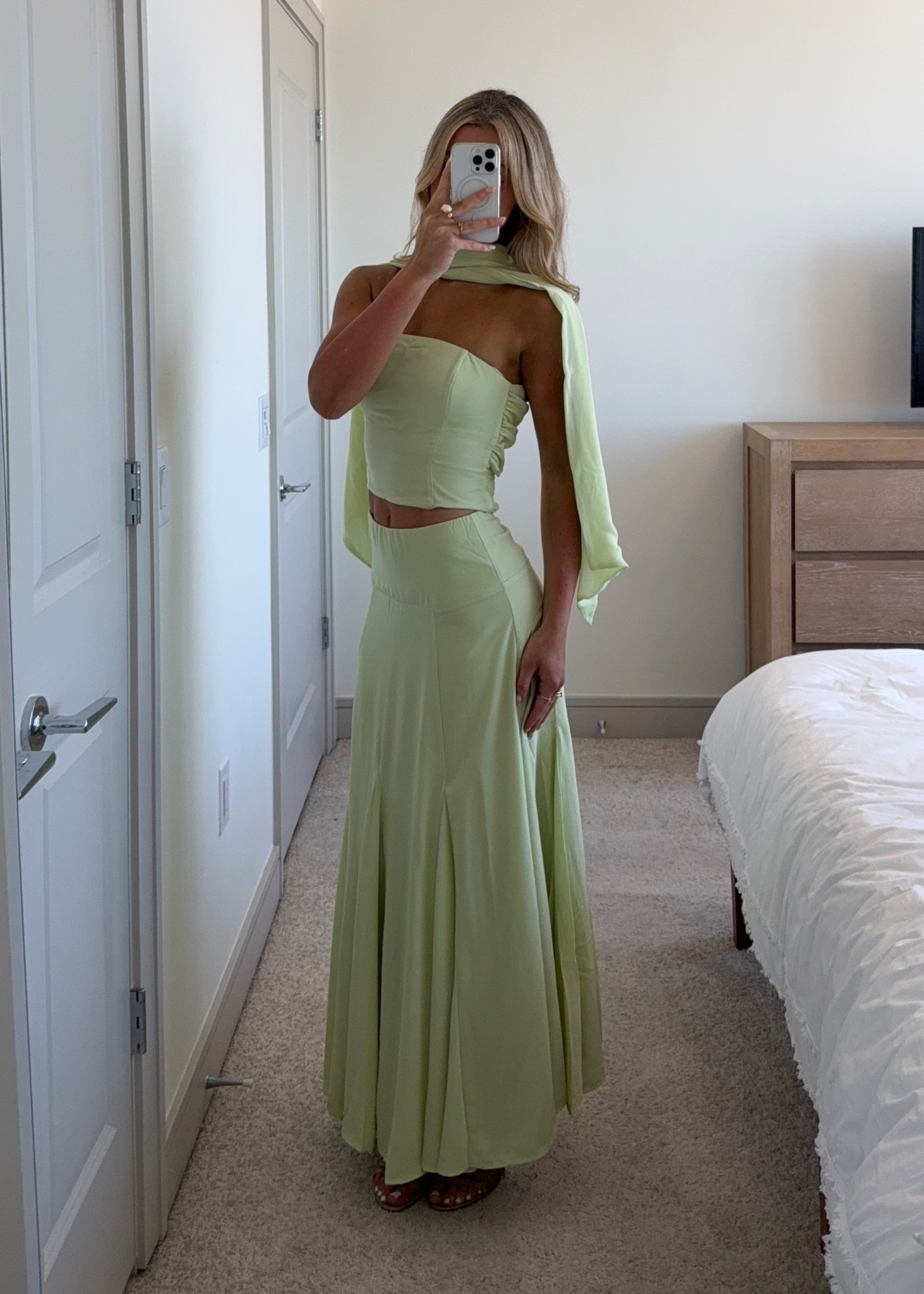 perfect spring / summer matching set 🎾 @abercrombie wearing XS in top and skirt – I’m 5’7 for reference 🫶🏼