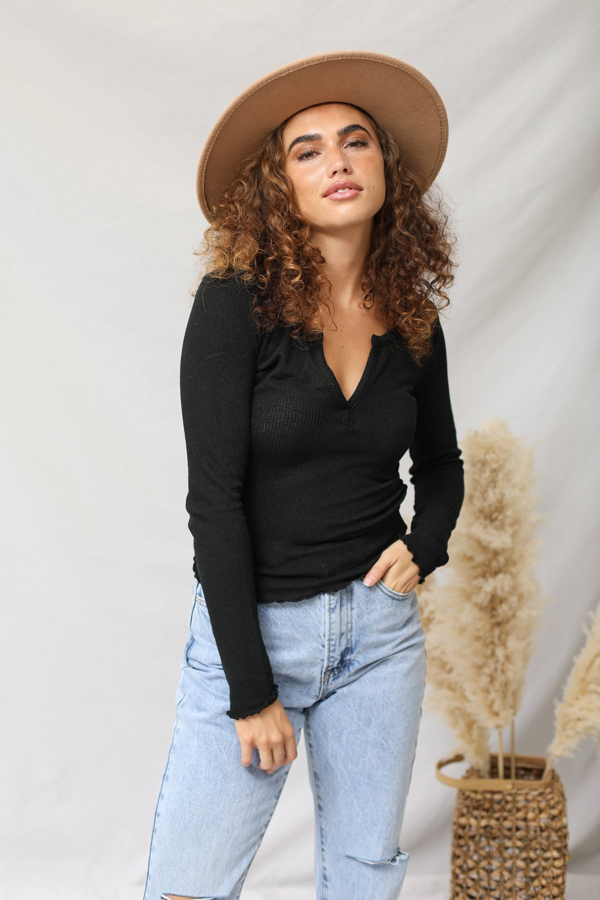 Honeycomb Rib Top | Luxe House of Couture