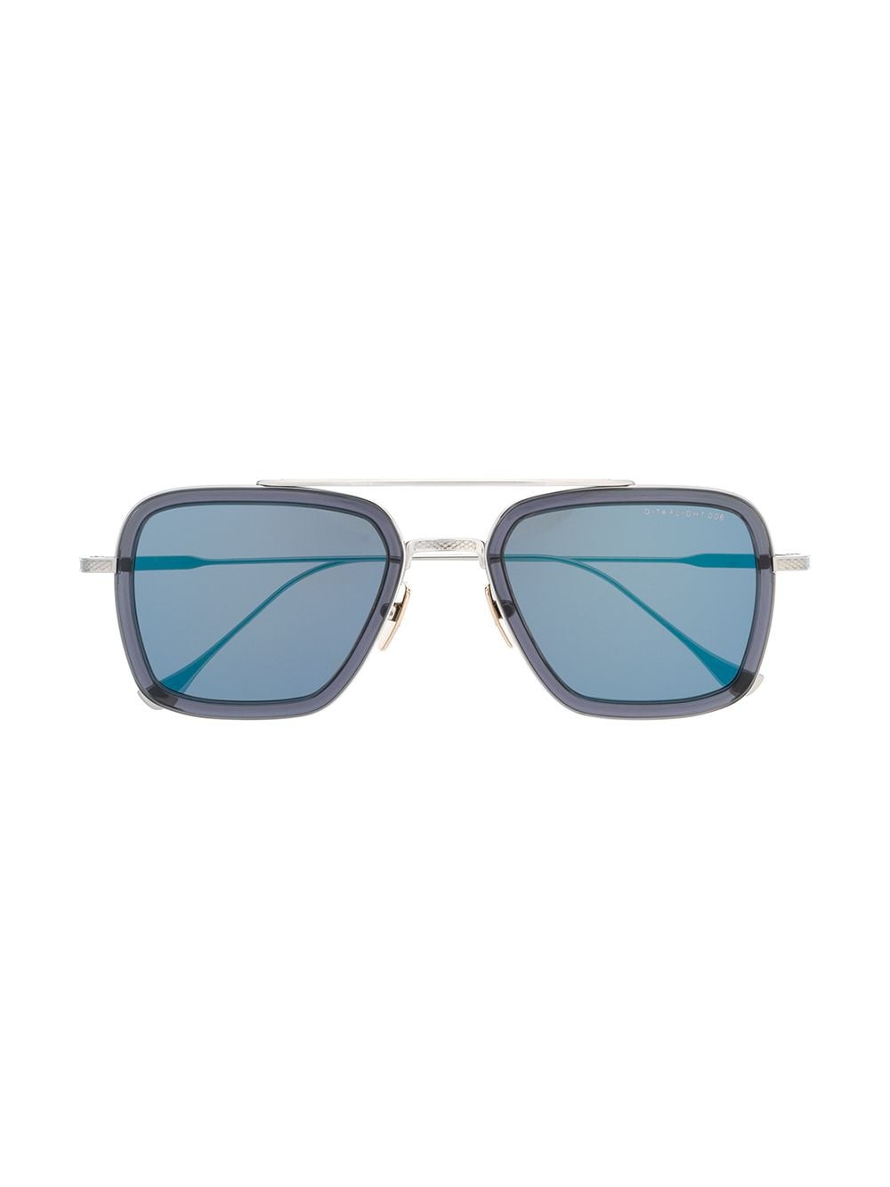 Dita Eyewear Flight square-frame sunglasses - Silver | Farfetch Global
