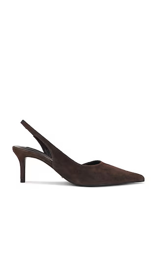 Darcy Pump in Espresso Suede | Revolve Clothing (Global)