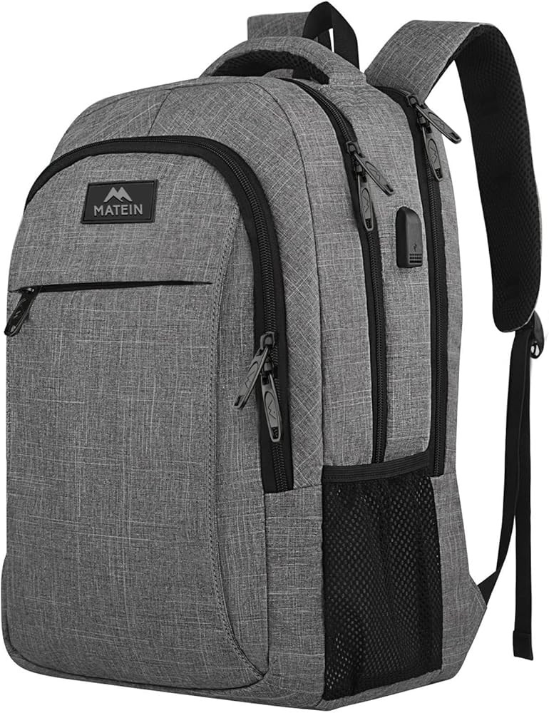 MATEIN Travel Laptop Backpack, Business Anti Theft Slim Sturdy Laptops Backpack with USB Charging... | Amazon (US)