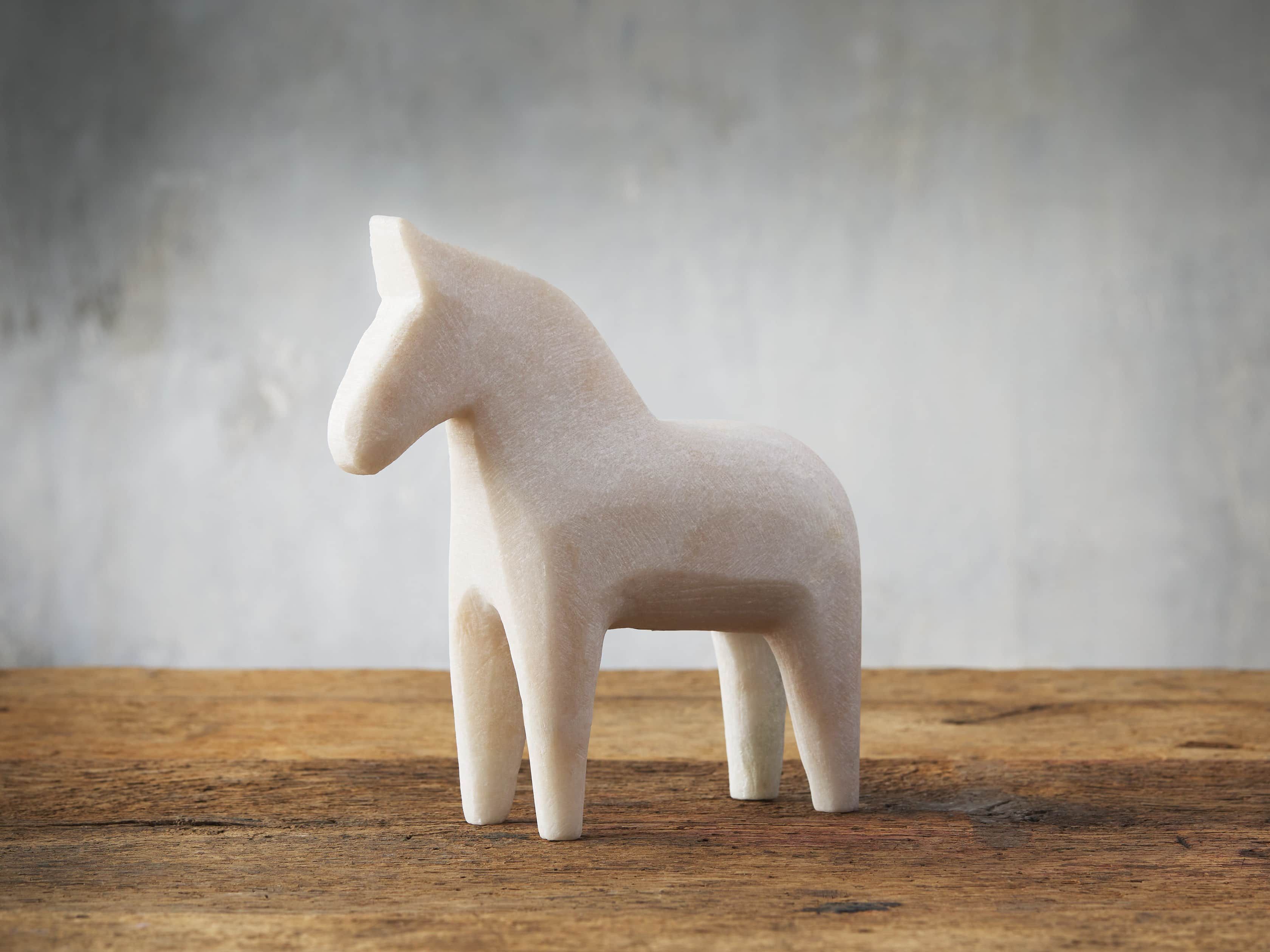 Marble Dala Horse | Arhaus