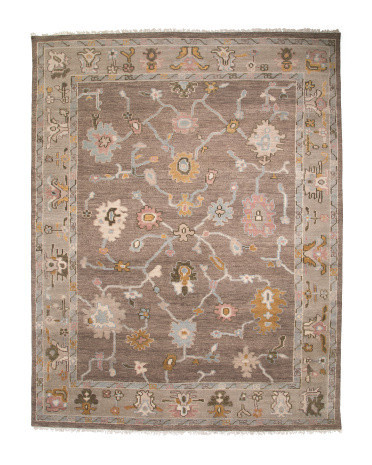 8X10 Wool Tuscany Quincy Fine Hand Knotted Area Rug | TJ Maxx