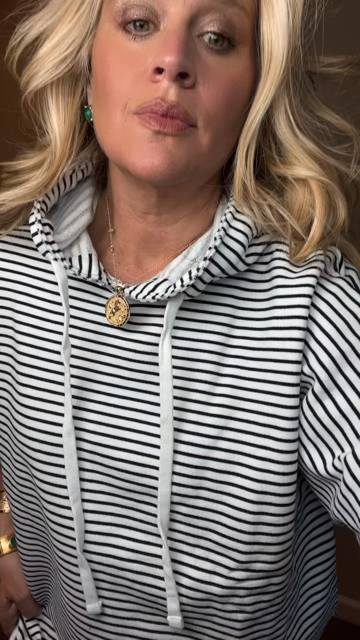 ✨Tap the bell, save and ❤️ start here over 40 fashion, midlife style, midsize fashion and luxury looks for less.  

⬇️Sizing information:
Top medium size down one full size
Pants large (size up if in between sizes.)
✨Tap the bell, save and ❤️ start here over 40 fashion, midlife style, midsize fashion and luxury looks for less.  

This set is a complete HOME RUN and it’s FINALLY RESTOCKED! If you missed it the first time, I wouldn’t wait. 😳

I want to be comfortable without looking frumpy, and this set gets it exactly right.

The quality reminds me of Frank & Eileen, where similar sets can run $400–$500. This one? A fraction of the price!

The Henley’s open neckline lifts the eye, while the soft fabric skims my belly without clinging.

The cropped wide-leg pants balance my proportions, and that little bit of ankle keeps the outfit from feeling too heavy.

It’s soft, polished, effortless, and completely Outfit Physics™ approved.



👑 Helping you look good, feel good.-Lindsey Denver   Check back daily for belly-friendly style, confidence, and Outfit Physics™.

Comment SHOP below to receive a DM with the link to this post on my LTK ⬇ https://liketk.it/6px8K

Comment SHOP below to receive a DM with the link to this post on my LTK ⬇ https://liketk.it/6pxsI