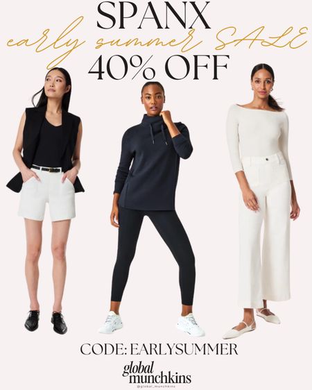 Spanx early summer sale! Get 40% off with code: earlysummer
I love Spanx clothes and how you get the control you love with cute styles 

#LTKSaleAlert #LTKStyleTip #LTKOver40